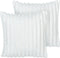 RAKYA - Sierkussen set van 2 - Wit - Polyester