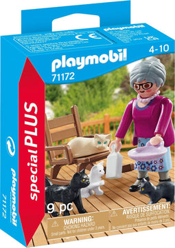 PLAYMOBIL Special plus Oma met katten - 71172