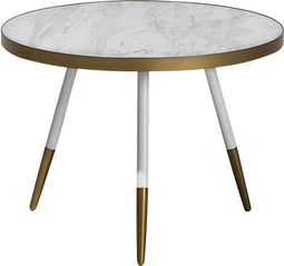 RAMONA - Salontafel - Wit/Goud - MDF