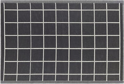 RAMPUR - Outdoor kleed - Zwart - 120 x 180 cm - Polypropyleen