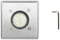 Ranex Luton Grondspot - LED - 1 stuk - IP65 - RVS