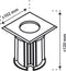 Ranex Luton Grondspot - LED - 1 stuk - IP65 - RVS