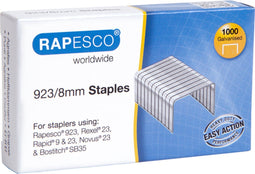 Rapesco 923/8mm (23 Type) Verzinkt Nieten (doos 1000) | 10 stuks
