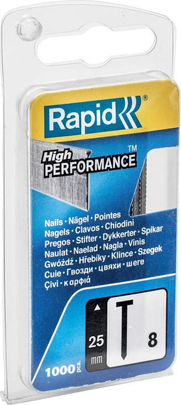 Rapid Nagels - No 8 - 25 mm - 1000 Stuks