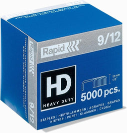 Rapid Nietjes - 9/12 - Doos 5000 stuks