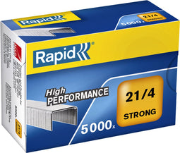 Rapid nietjes gegalvaniseerd 21/4 Strong 5000 stuks