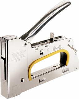 Rapid Pro Ergonomische Nietpistool R33E voor Fijndraadnieten - Bespaar tot 40% Kracht op Klussen - Zilver