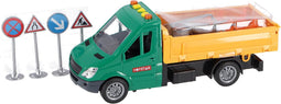 Rapid Wheels Wegenbouw Auto + Licht En Geluid + Accessoires