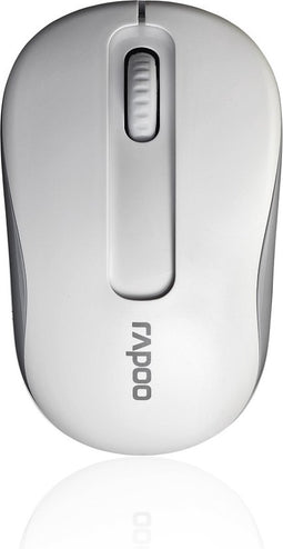Rapoo "M10 Plus" 2.4 GHz draadloze optische muis, Wit