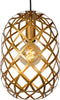 Lucide WOLFRAM - Hanglamp - 3xE27 - In hoogte verstelbaar - Mat Goud / Messing