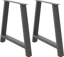 vidaXL - Salontafelpoten - 2 - st - A-vormig - 90x(72-73) - cm - staal - antraciet