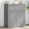 vidaXL - Dressoir - 60x31x70 - cm - bewerkt - hout - grijs - sonoma