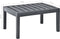 vidaXL - Tuintafel - 78x55x38 - cm - kunststof - antracietkleurig