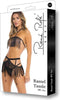 RASSEL TASSLE 3PC SET BLACK, S/M
