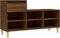 vidaXL - Schoenenkast - 102x36x60 - cm - bewerkt - hout - bruin - eikenkleur