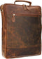 Rat Pack by Orange Fire Leren Rugzak Schoudertas 15 inch OF 613/15 Bruin
