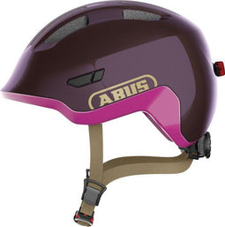ABUS Smiley 3.0 ACE LED - Fietshelm - Verstelbaar - Paars S - 45-50 cm