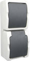 Ratio Schakelaar en stopcontact - spatwaterdicht - verticaal - IP54 - 250V - 16A - plastic
