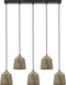 Light & Living Hanglamp Lilou - Antiek Brons - 75x16x110cm - 5L - Modern - Hanglampen Eetkamer, Slaapkamer, Woonkamer