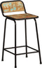 vidaXL - Barkrukken - 4 - st - 46x35,5x80 - cm - massief - gerecycled - hout