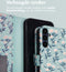 imoshion Hoesje Geschikt voor Samsung Galaxy A55 Hoesje Met Pasjeshouder - imoshion Design Bookcase smartphone - Blauw / Blue Flowers