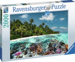Ravensburger 17441 Legpuzzel 2000 stuk(s) Een duik op de Malediven - Puzzel