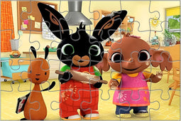 Ravensburger, 24 Puzzel Bing en Flop Thema van Giant Floor Collèction, Veelkleurig