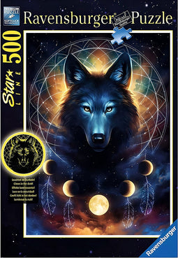 Ravensburger, 500 stukjes Lichte Wolf puzzel, Veelkleurig