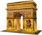 Ravensburger Arc de Triomphe Night Edition - 3D puzzel gebouw - 216 stukjes