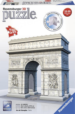 Ravensburger Arc de Triomphe Parijs - 3D puzzel gebouw - 216 stukjes