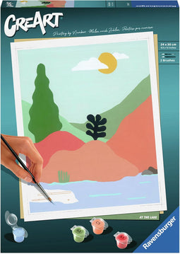 Ravensburger At the Lake - Schilderen op nummer voor volwassenen