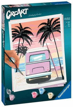 Ravensburger CreArt Beach Life - Schilderen op nummer voor volwassenen - Hobbypakket