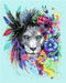 Ravensburger CreArt Boho Lion - Schilderen op nummer voor volwassenen - Hobbypakket