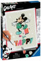 Ravensburger CreArt Disney Mickey Mouse H is for Happy - Schilderen op nummer voor volwassenen - Hobbypakket