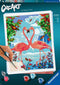 Ravensburger CreArt Flamingo Love - Schilderen op nummer voor volwassenen - Hobbypakket