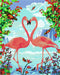 Ravensburger CreArt Flamingo Love - Schilderen op nummer voor volwassenen - Hobbypakket
