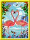 Ravensburger CreArt Flamingo Love - Schilderen op nummer voor volwassenen - Hobbypakket