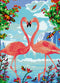 Ravensburger CreArt Flamingo Love - Schilderen op nummer voor volwassenen - Hobbypakket