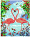 Ravensburger CreArt Flamingo Love - Schilderen op nummer voor volwassenen - Hobbypakket