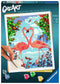Ravensburger CreArt Flamingo Love - Schilderen op nummer voor volwassenen - Hobbypakket
