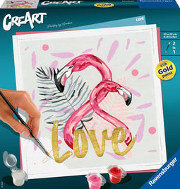 Ravensburger CreArt Love - Schilderen op nummer voor volwassenen - Hobbypakket