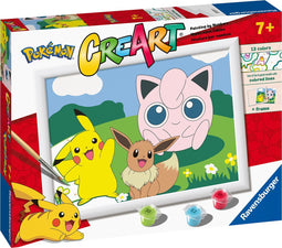 Ravensburger CreArt Pokémon Classics - Schilderen op nummer voor kinderen