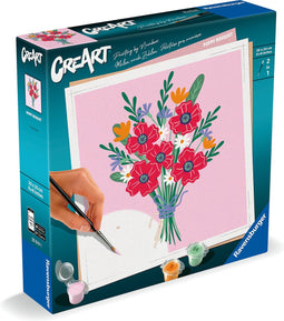 Ravensburger - CreArt - Poppy Bouquet - Schilderen op Nummer
