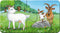 Ravensburger Dierenfamilies op de boerderij - My First puzzles - 9x2 stukjes - kinderpuzzel