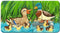Ravensburger Dierenfamilies op de boerderij - My First puzzles - 9x2 stukjes - kinderpuzzel