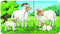 Ravensburger Dierenfamilies op de boerderij - My First puzzles - 9x2 stukjes - kinderpuzzel