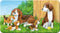 Ravensburger Dierenfamilies op de boerderij - My First puzzles - 9x2 stukjes - kinderpuzzel