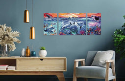 Ravensburger Dolphins at sunset