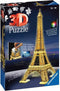 Ravensburger Eiffeltoren Night Edition- 3D puzzel gebouw - 216 stukjes