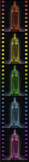 Ravensburger Empire State Building Night Edition - 3D Puzzel gebouw van 216 stukjes